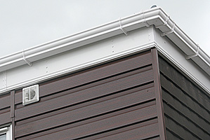 Cladding in wood style