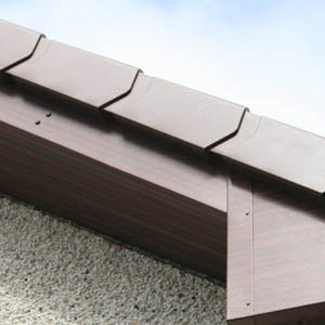 Roofline dry verge installation