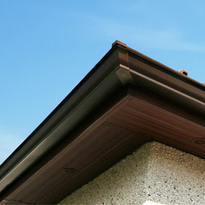 Roofline aluminium seamless guttering